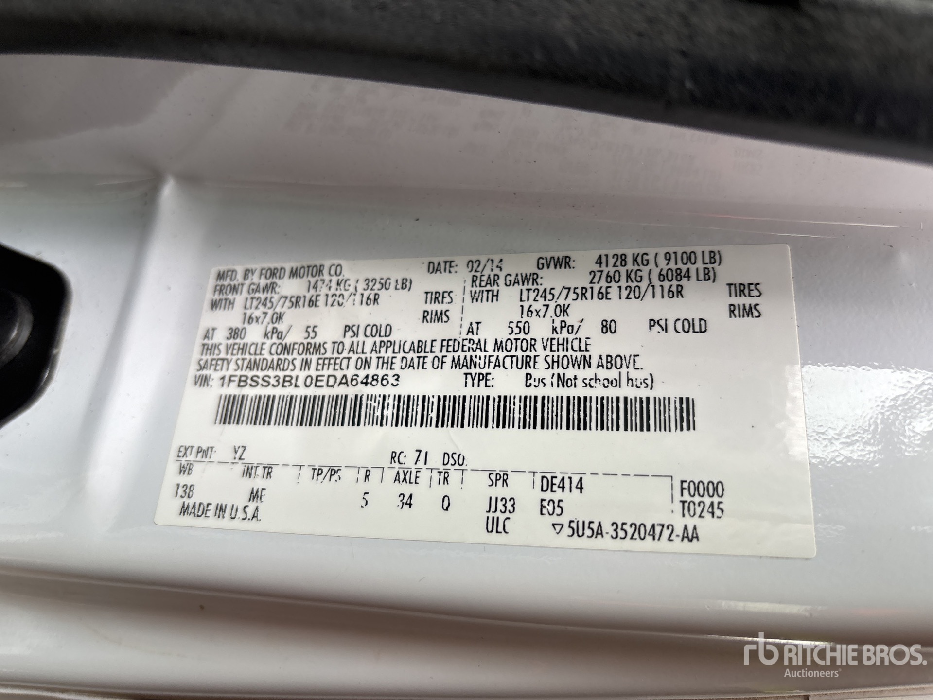 2014 Ford E-350
