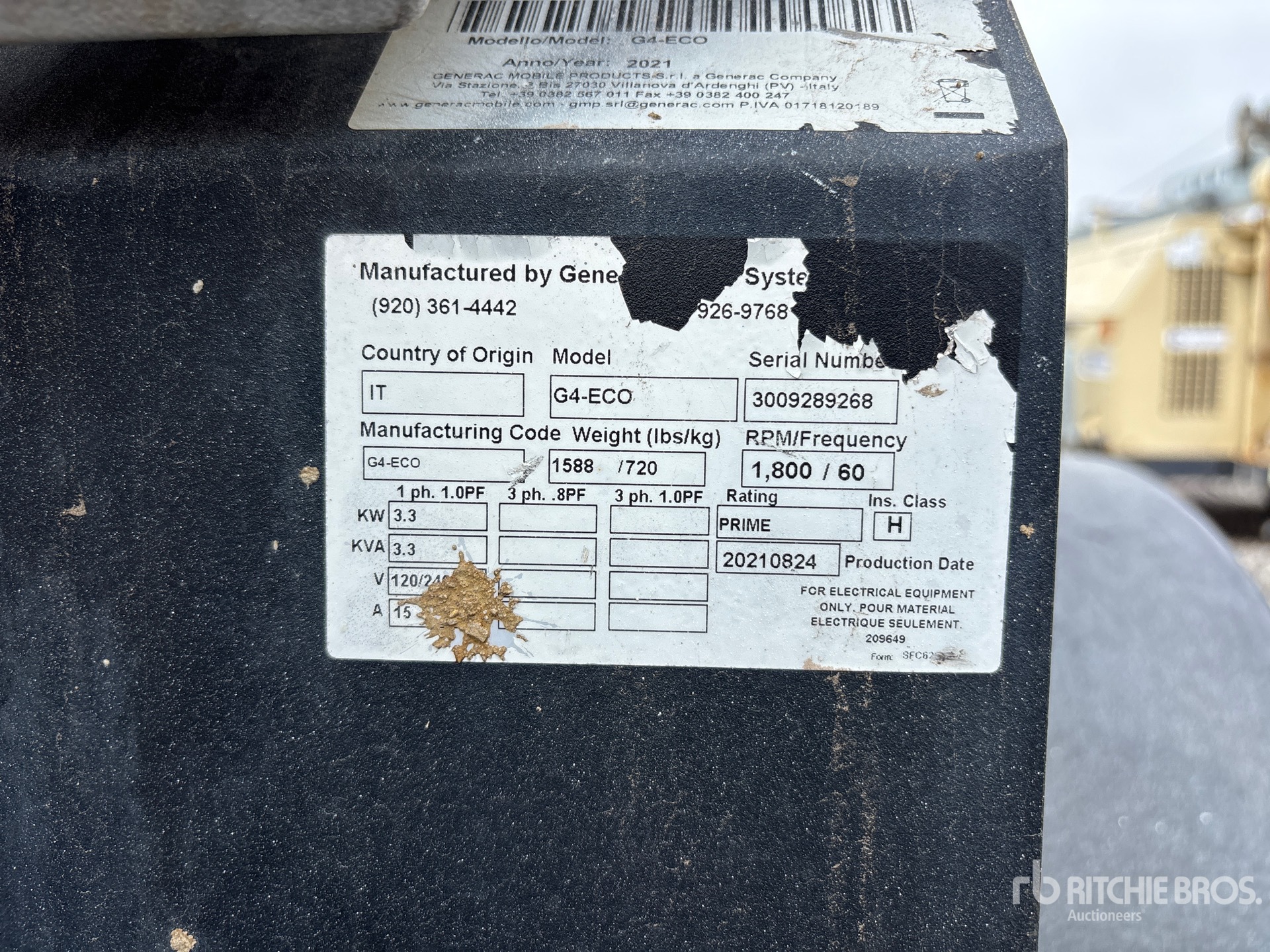 2021 Generac G4-ECO