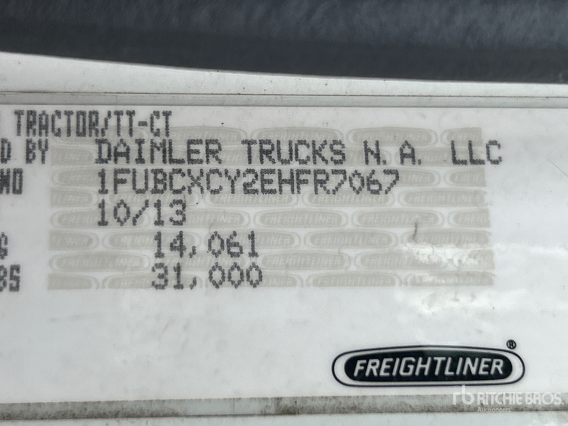 2014 Freightliner M2106