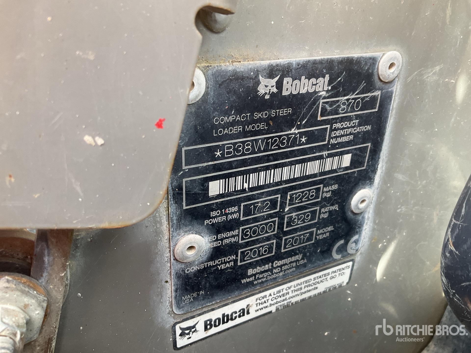 2016 Bobcat S70