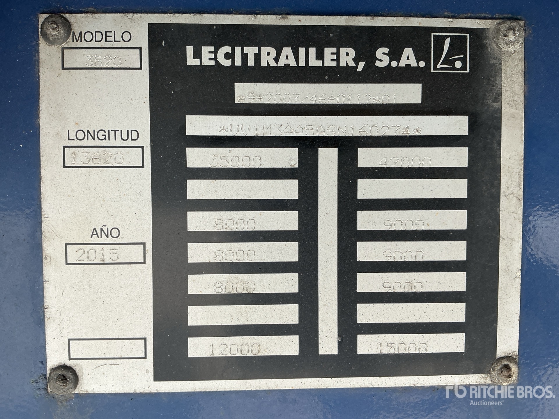 2015 Lecitrailer 3E20