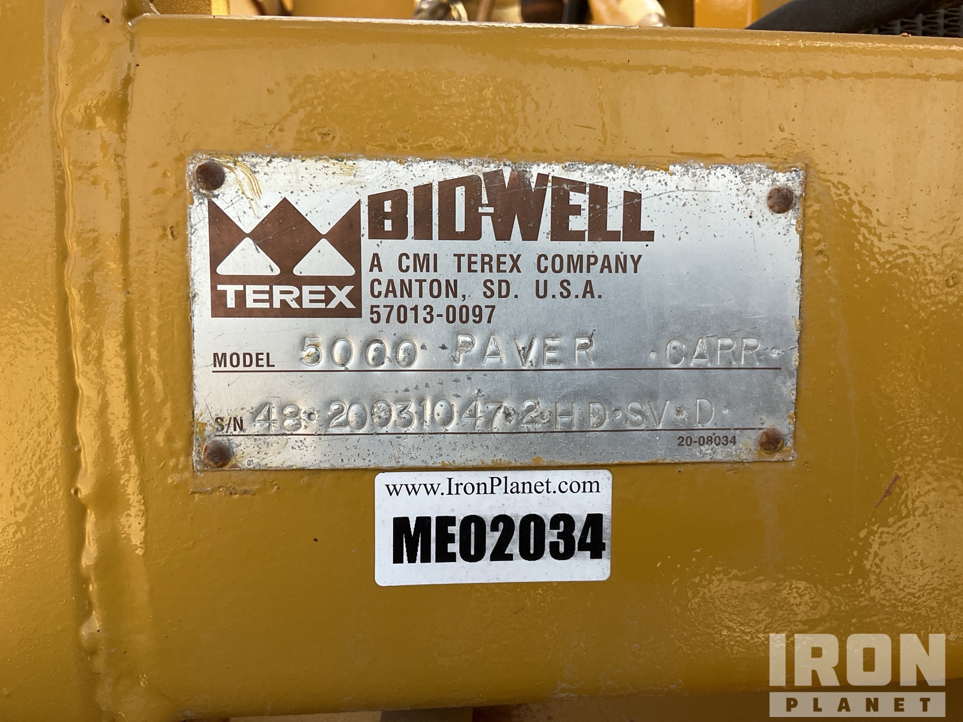 Terex Bidwell 5000