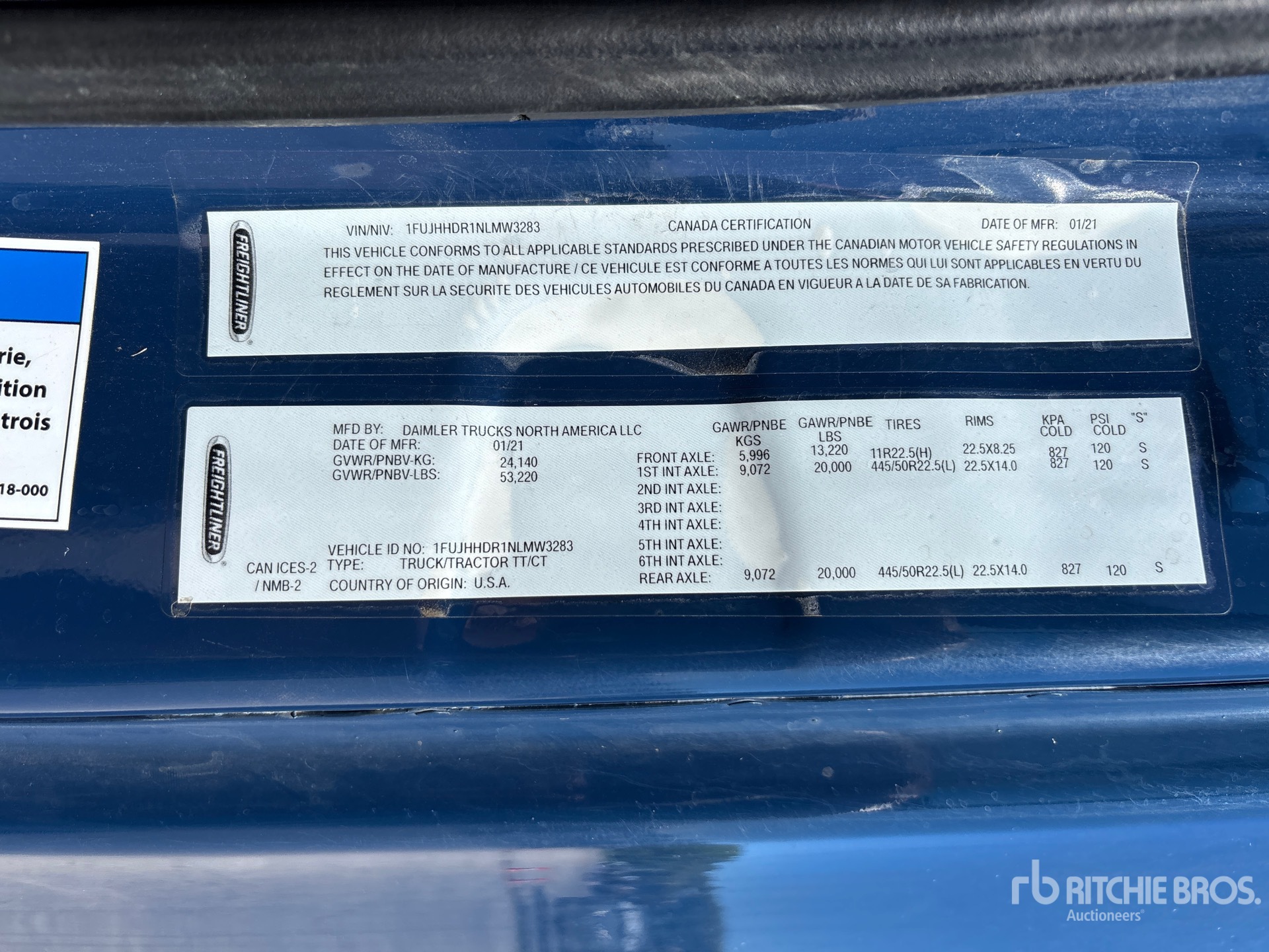 2022 Freightliner CASCADIA 126