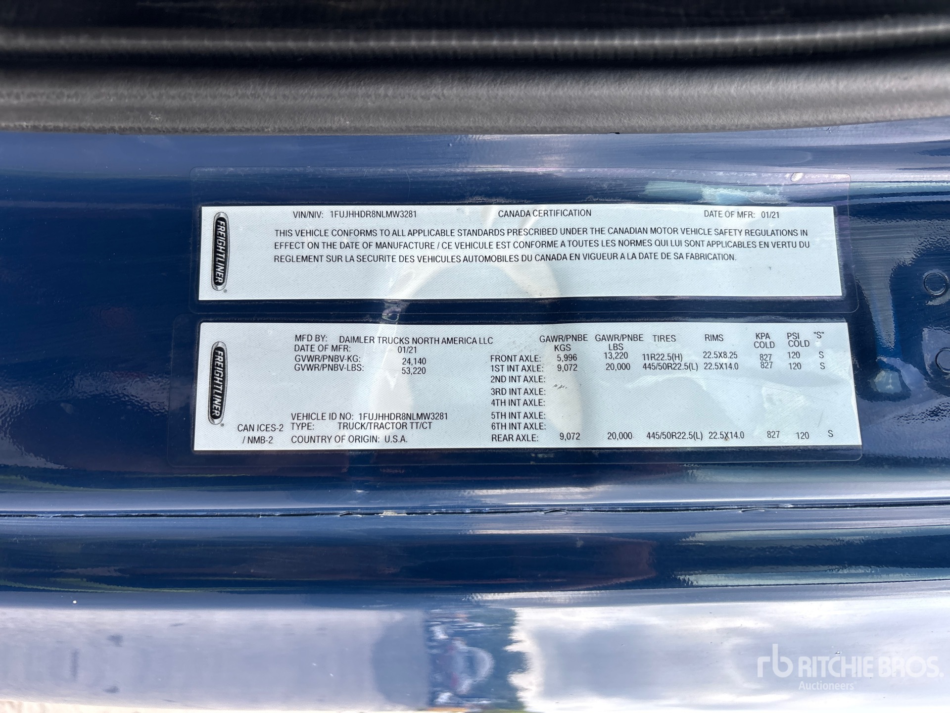 2022 Freightliner CASCADIA 126