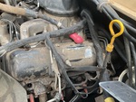 Engine with Emission Certification Label