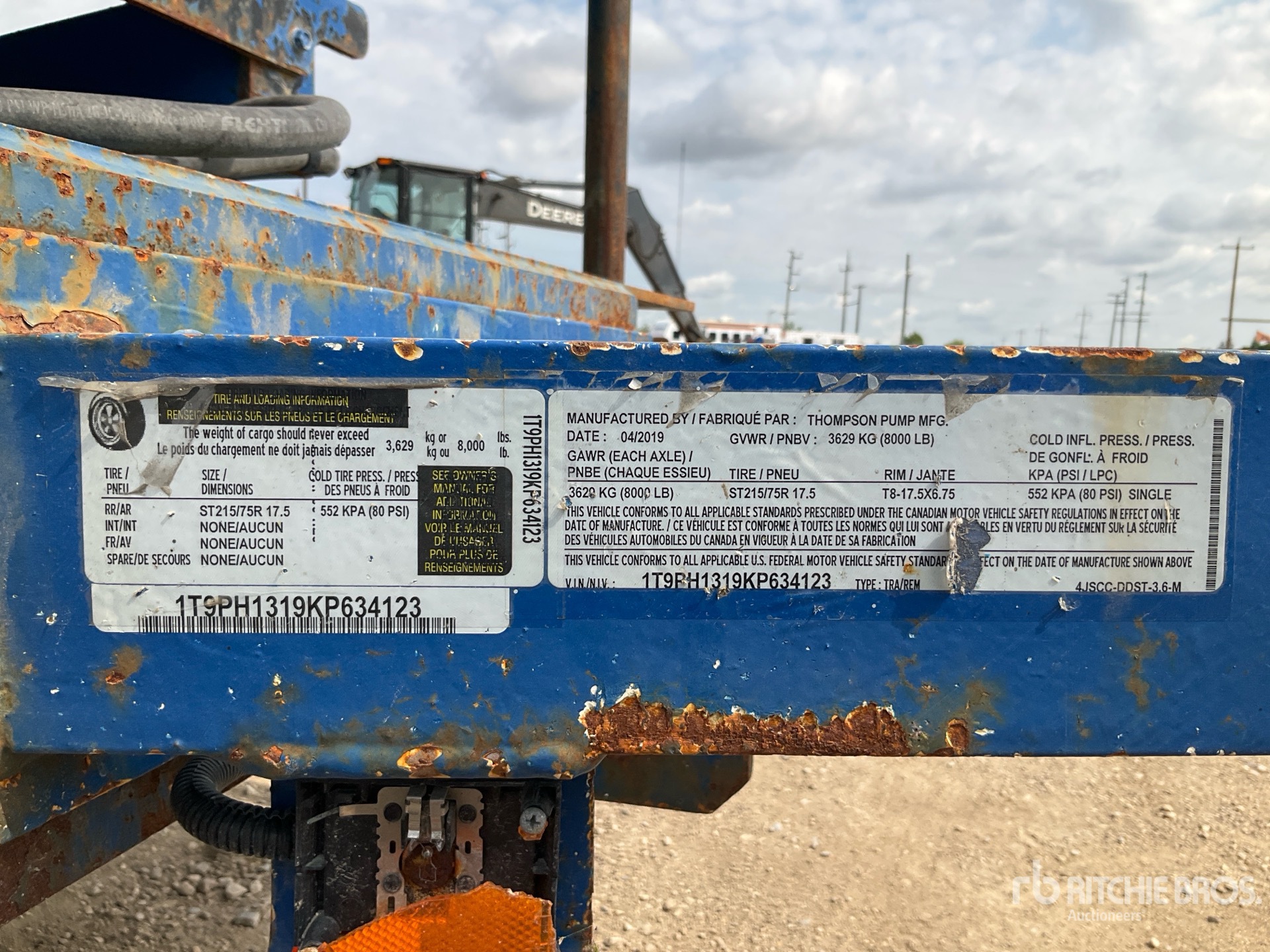 2019 Thompson Pump TRAILER-MOUNTED