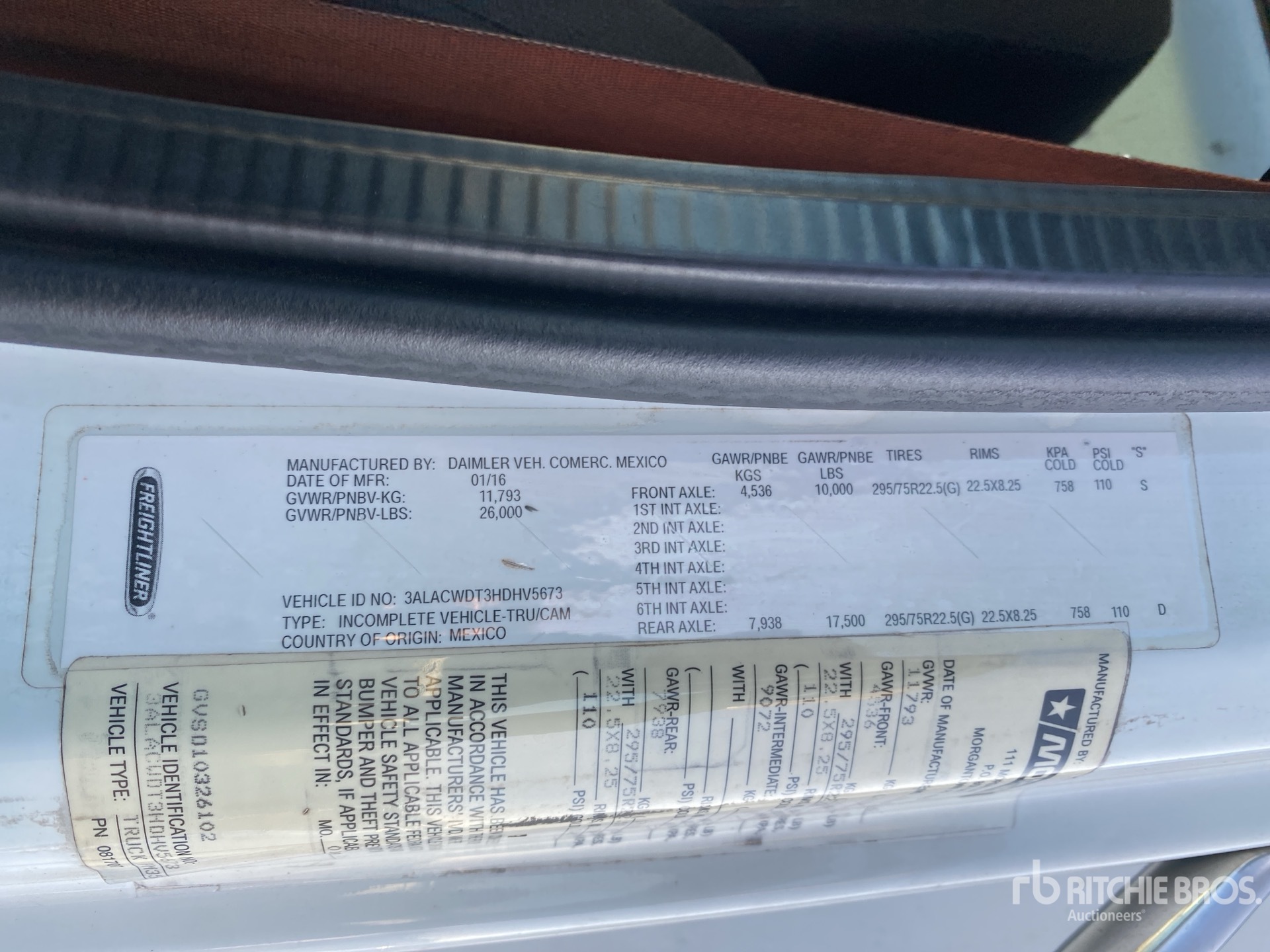 2017 Freightliner M2 106