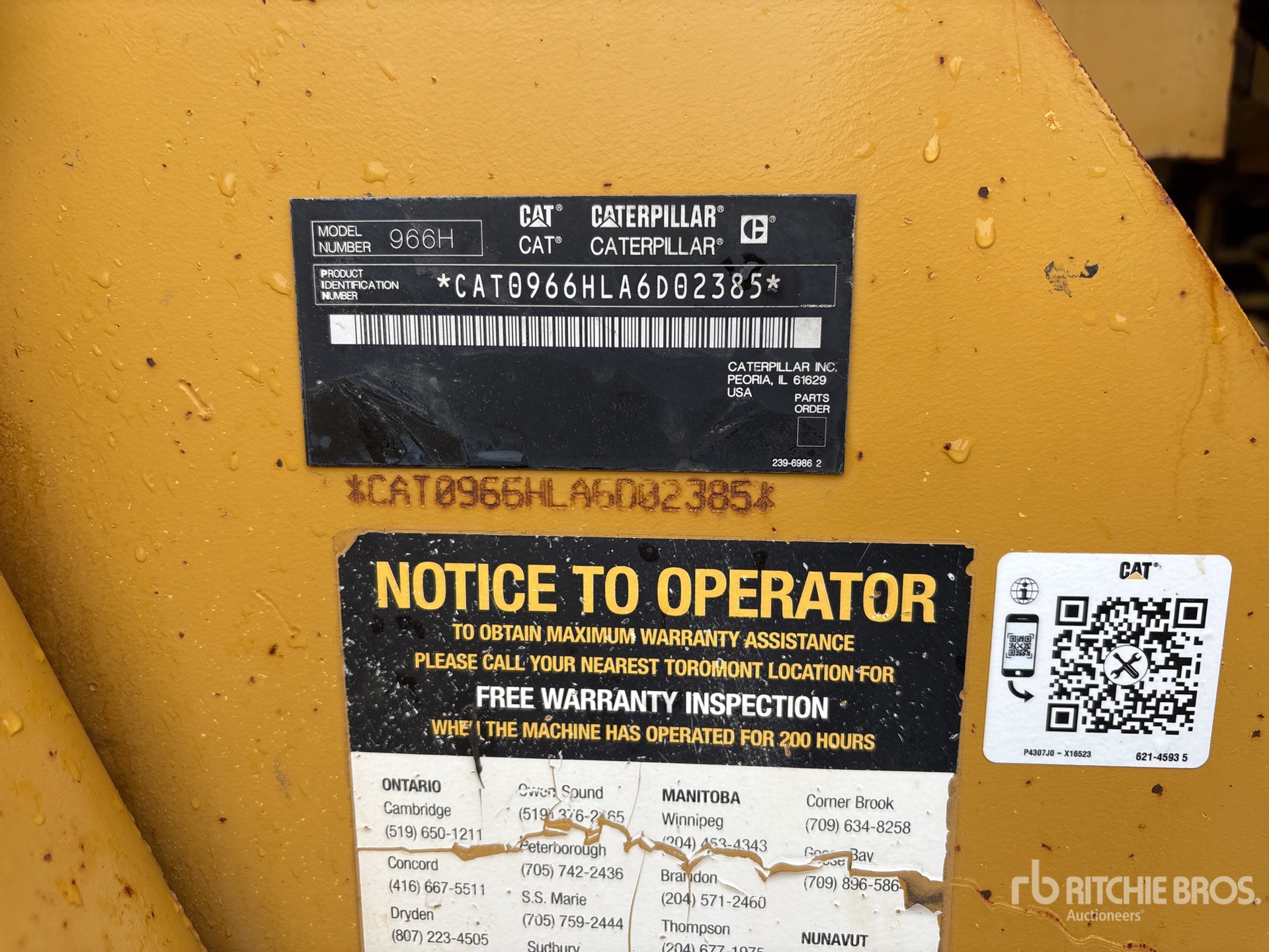 2009 Caterpillar 966H