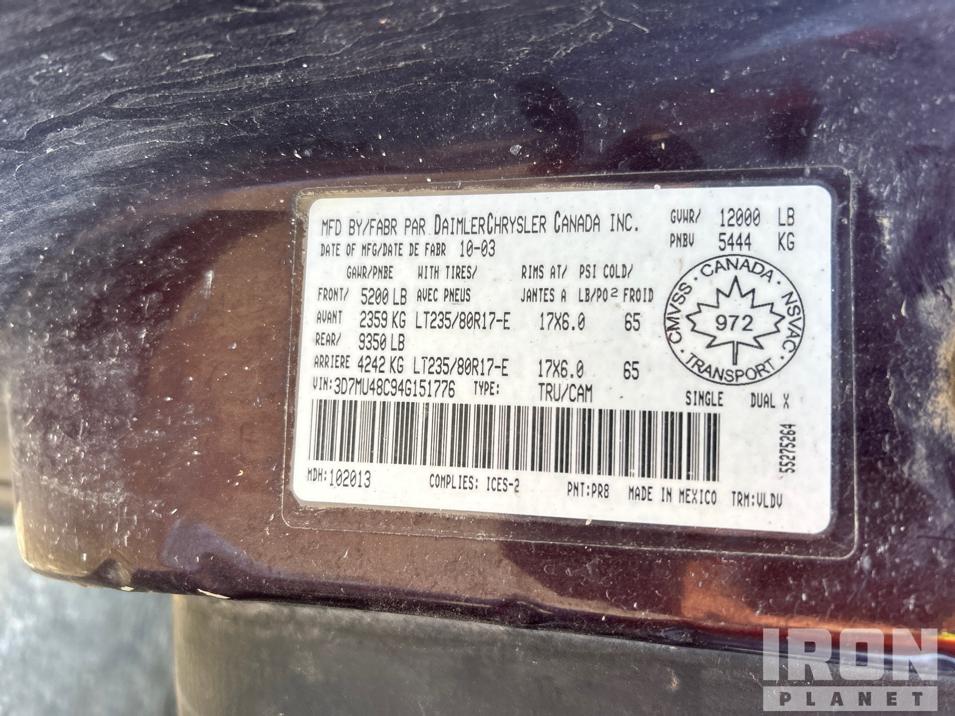 2004 Dodge RAM 3500