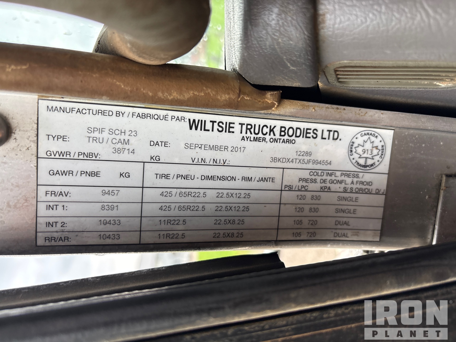 2018 Kenworth T800