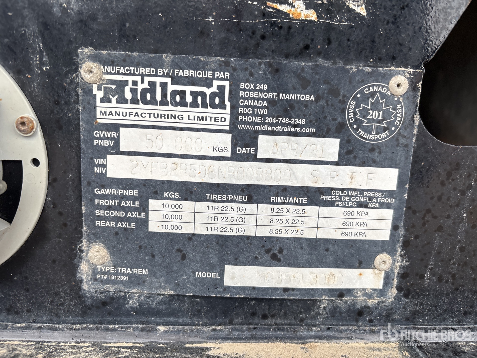 2022 Midland MG35SL3000