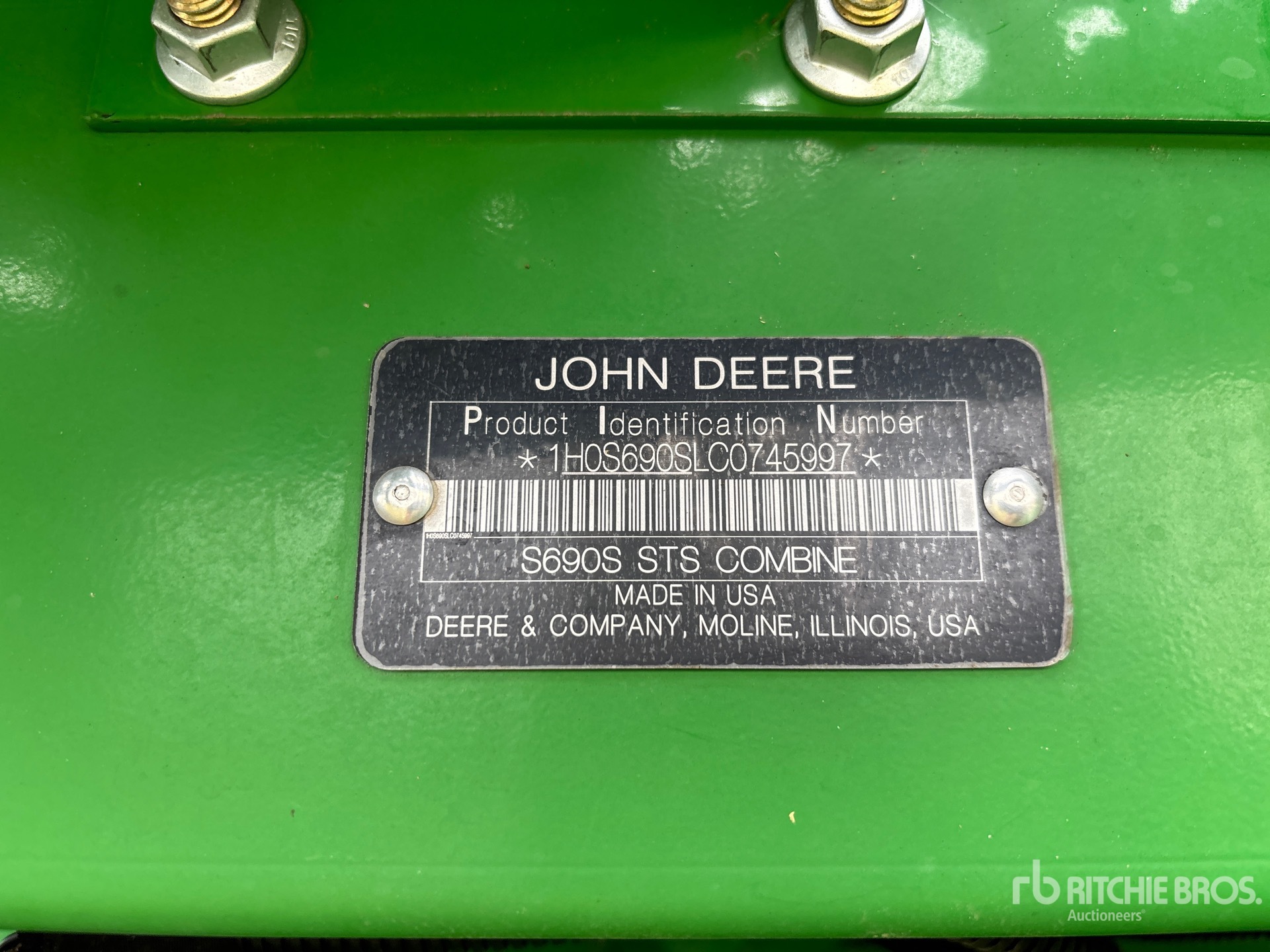 2012 John Deere S690