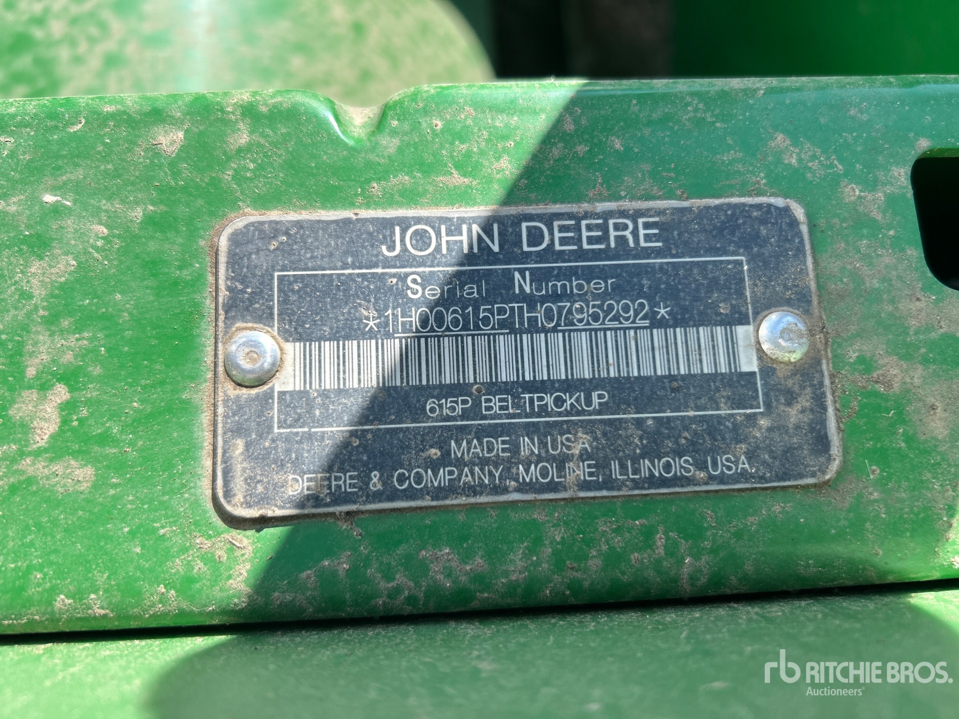 2017 John Deere 615P