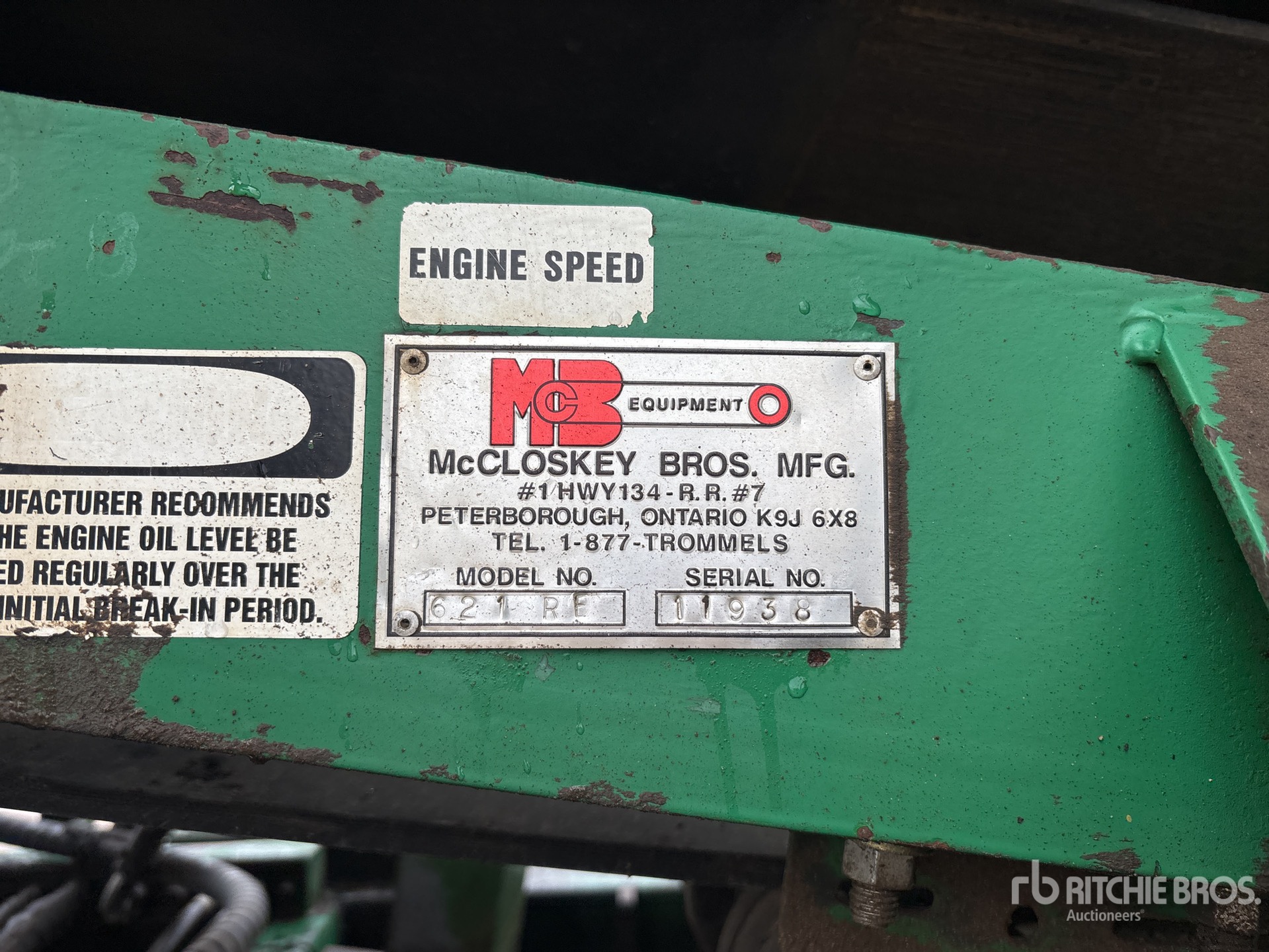 2004 Mccloskey Portable 621RE Trommel