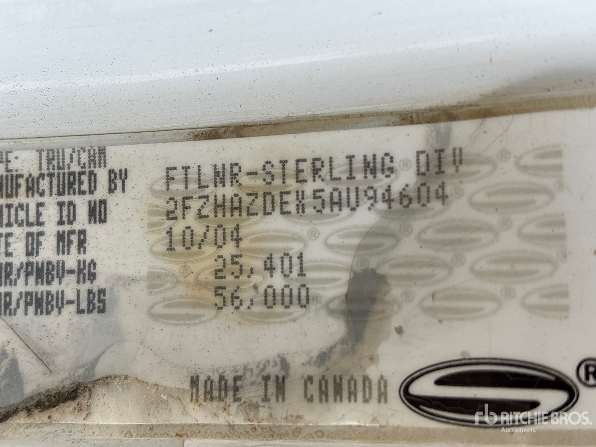 2005 Sterling L9500