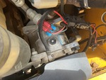 Engine with A/C Compressor