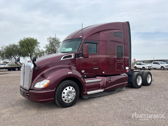 2017 Kenworth T680 6x4 T/a Sleeper Truck Tractor