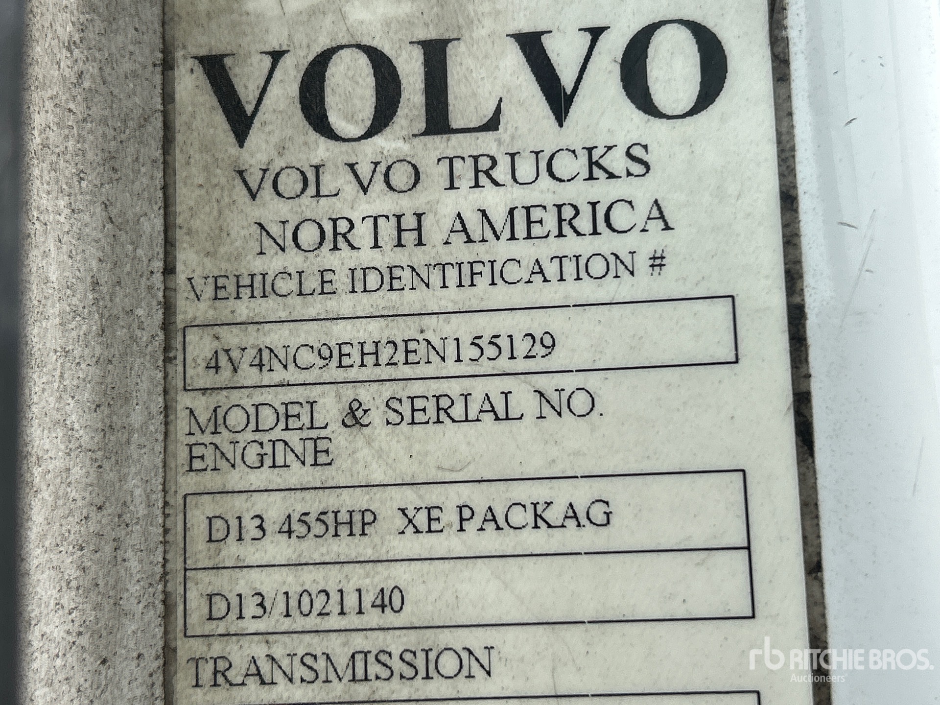2014 Volvo VNL