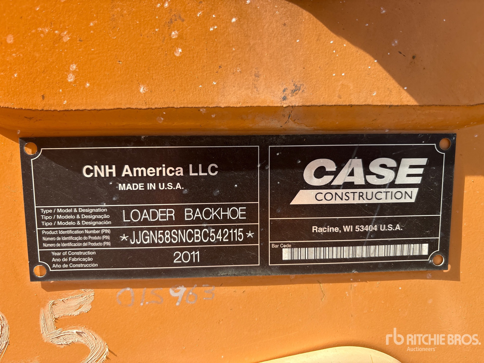 2011 Case 580 Super N
