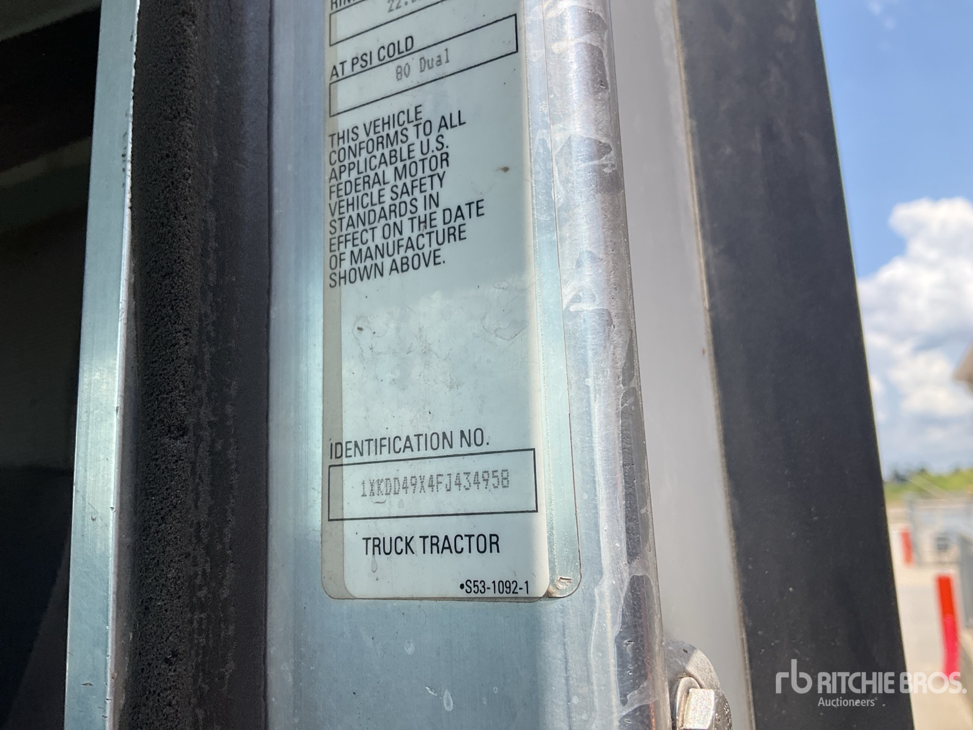2015 Kenworth T800