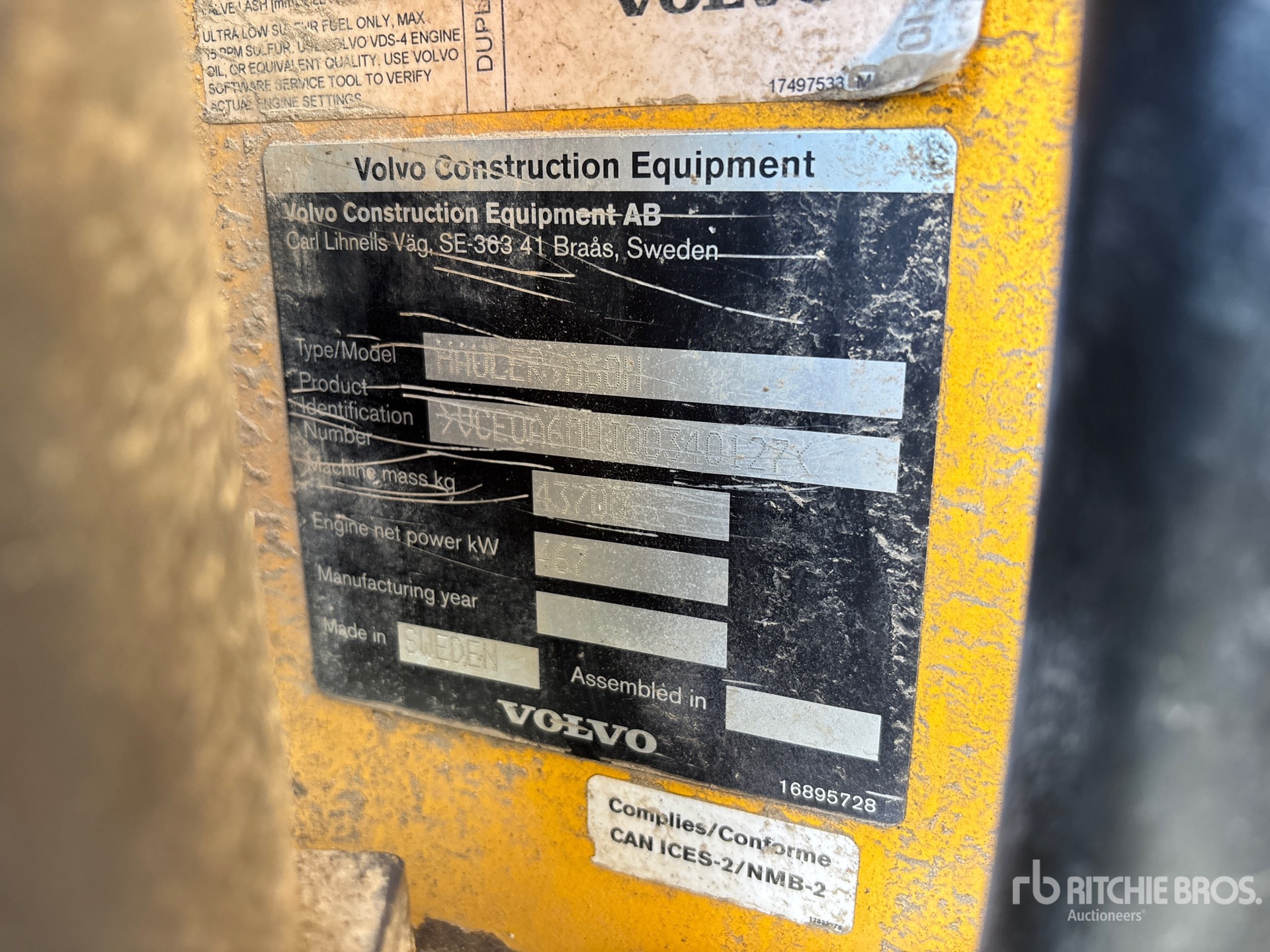 2018 Volvo A60H