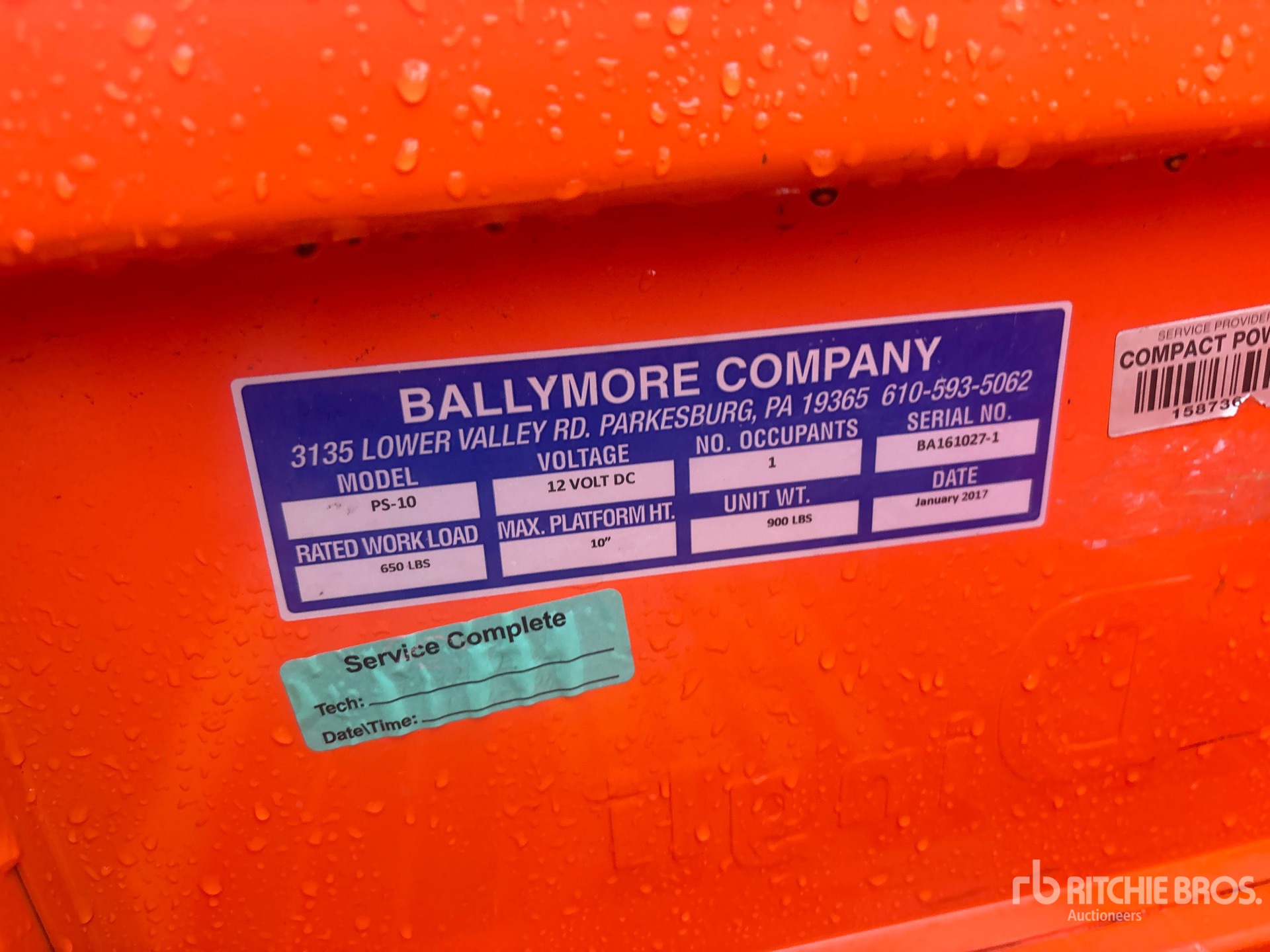 2016 Ballymore PS-10