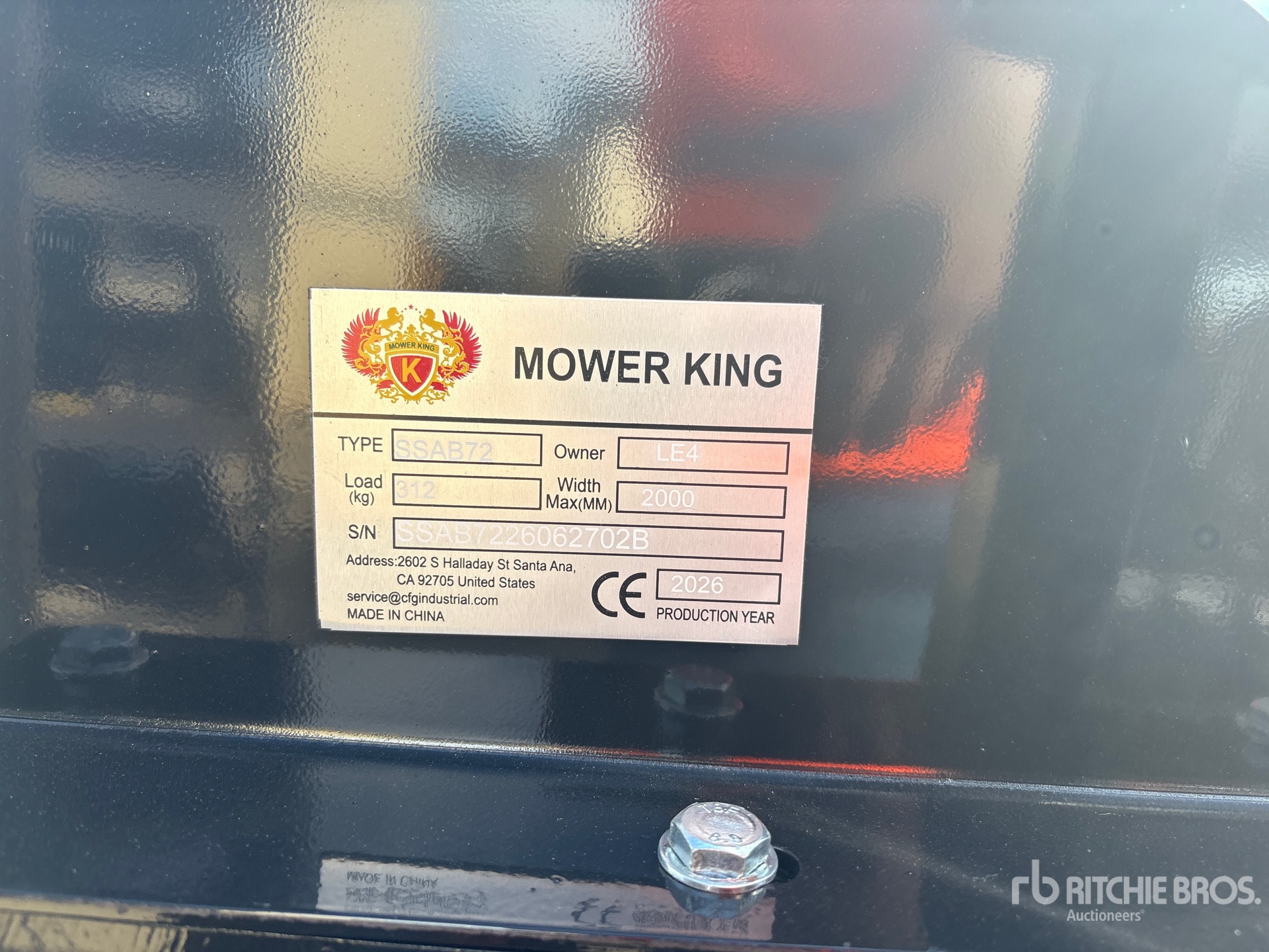 2026 Mower King SSAB72