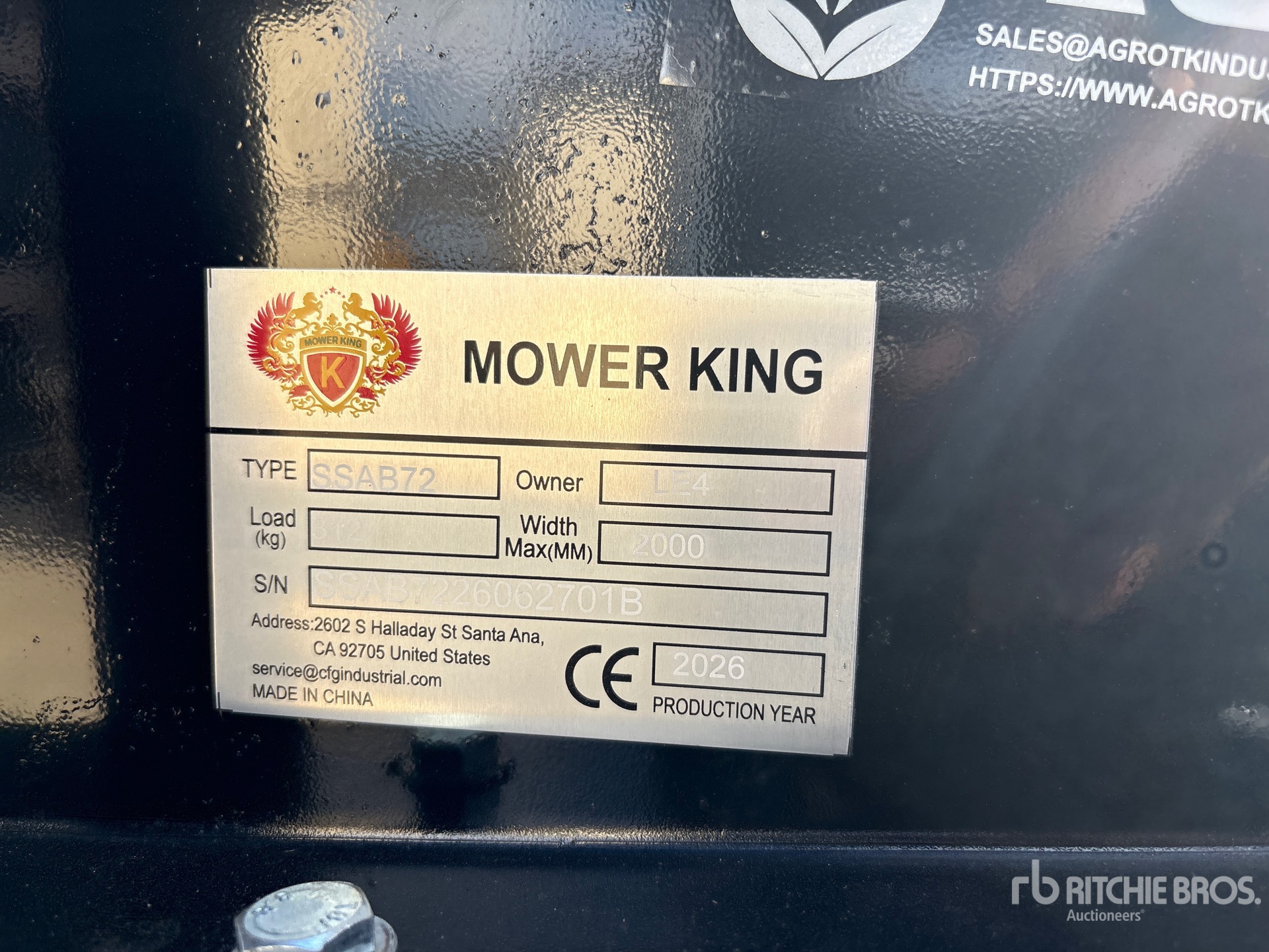 2026 Mower King SSAB72