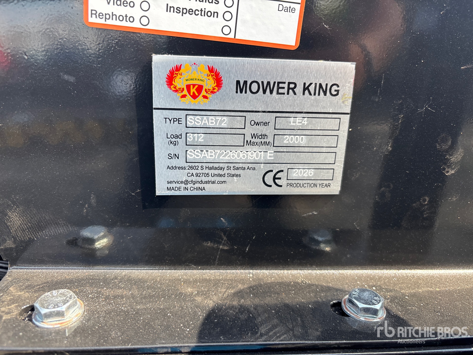 2026 Mower King SSAB72