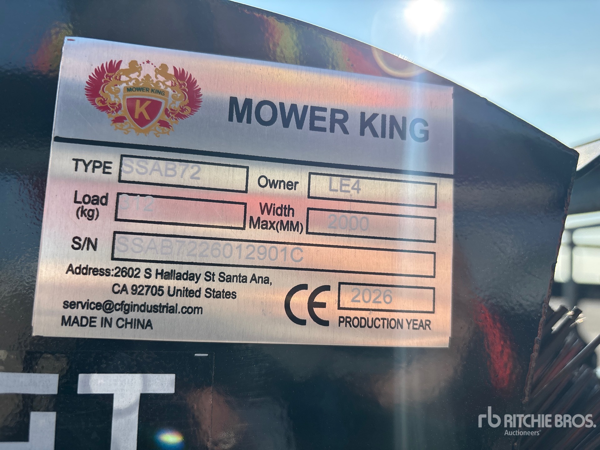 2026 Mower King SSAB72