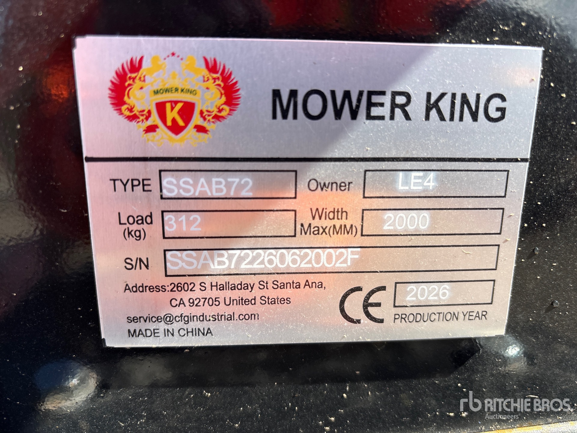 2026 Mower King SSAB72