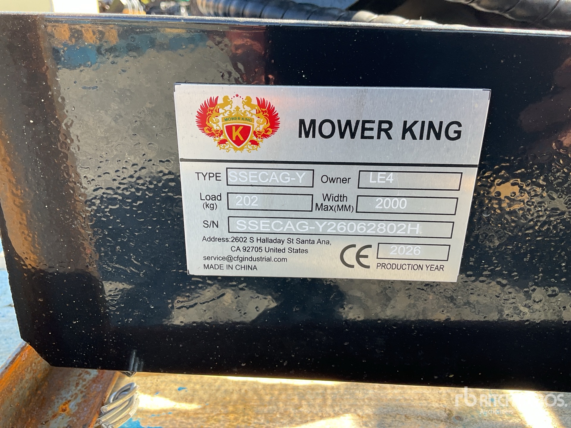 2026 Mower King SSECAG-Y