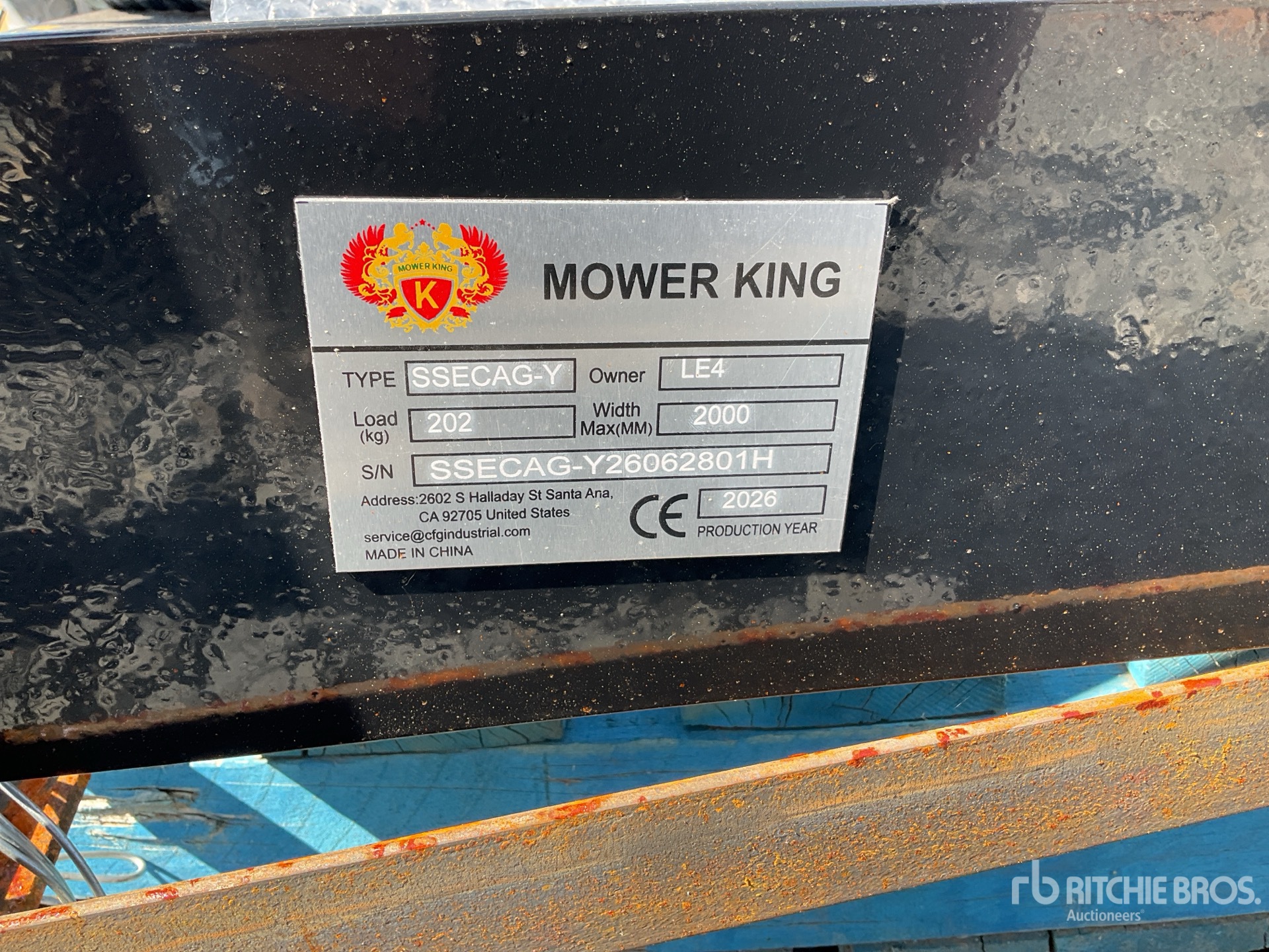 2026 Mower King SSECAG-Y