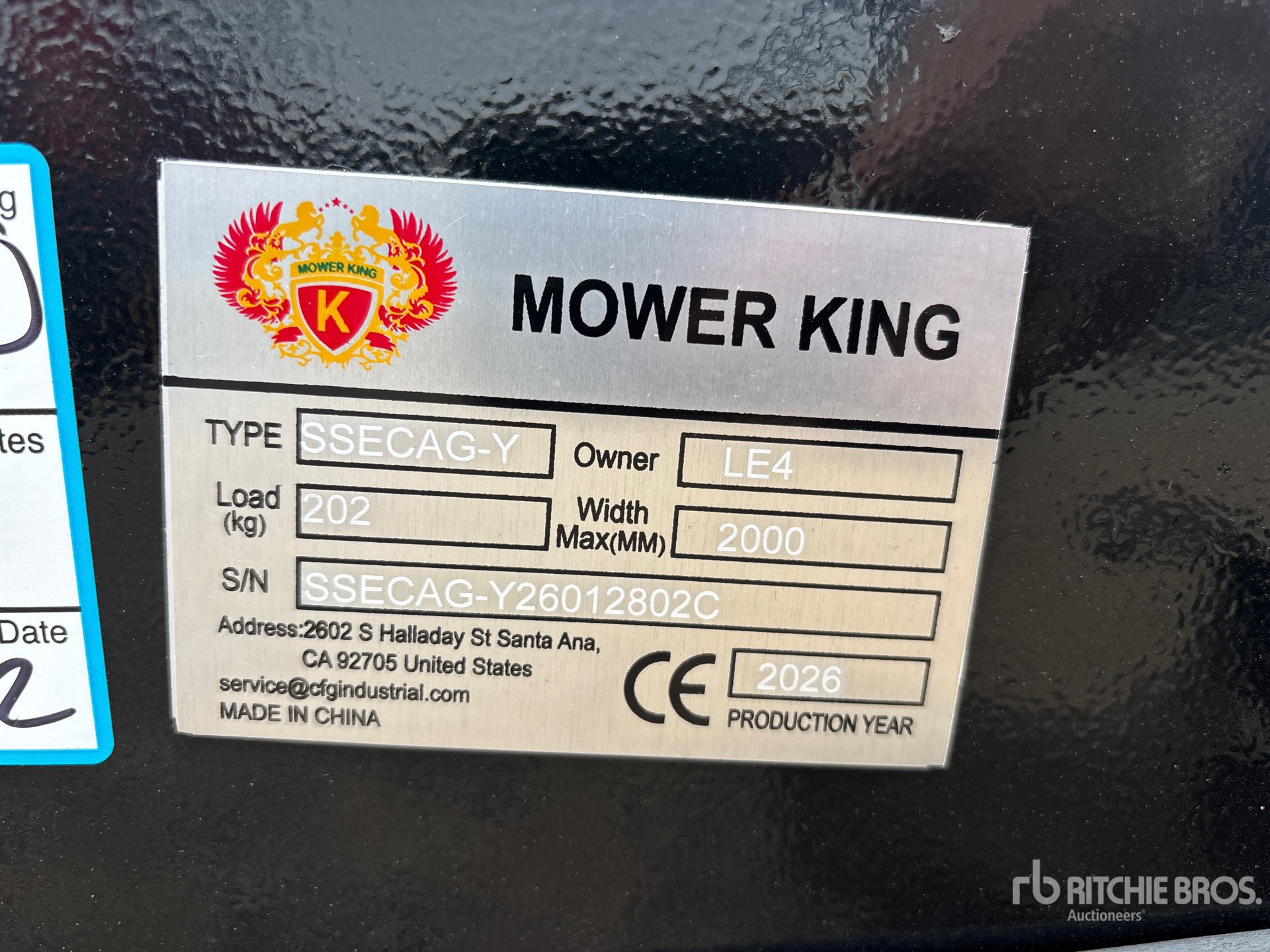 2026 Mower King SSECAG-Y