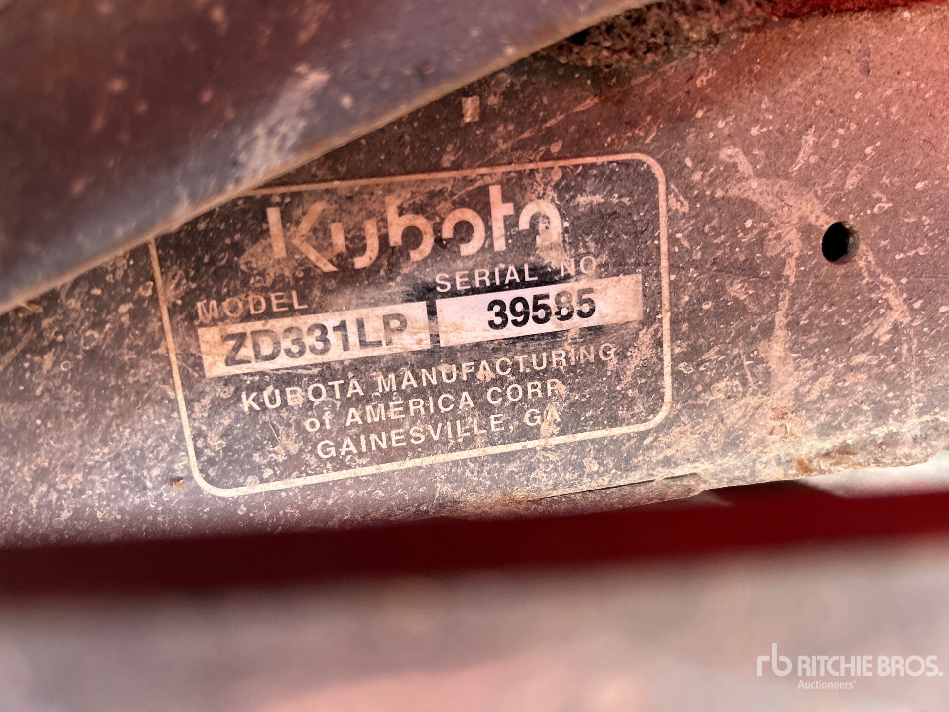 2013 Kubota ZD331LP