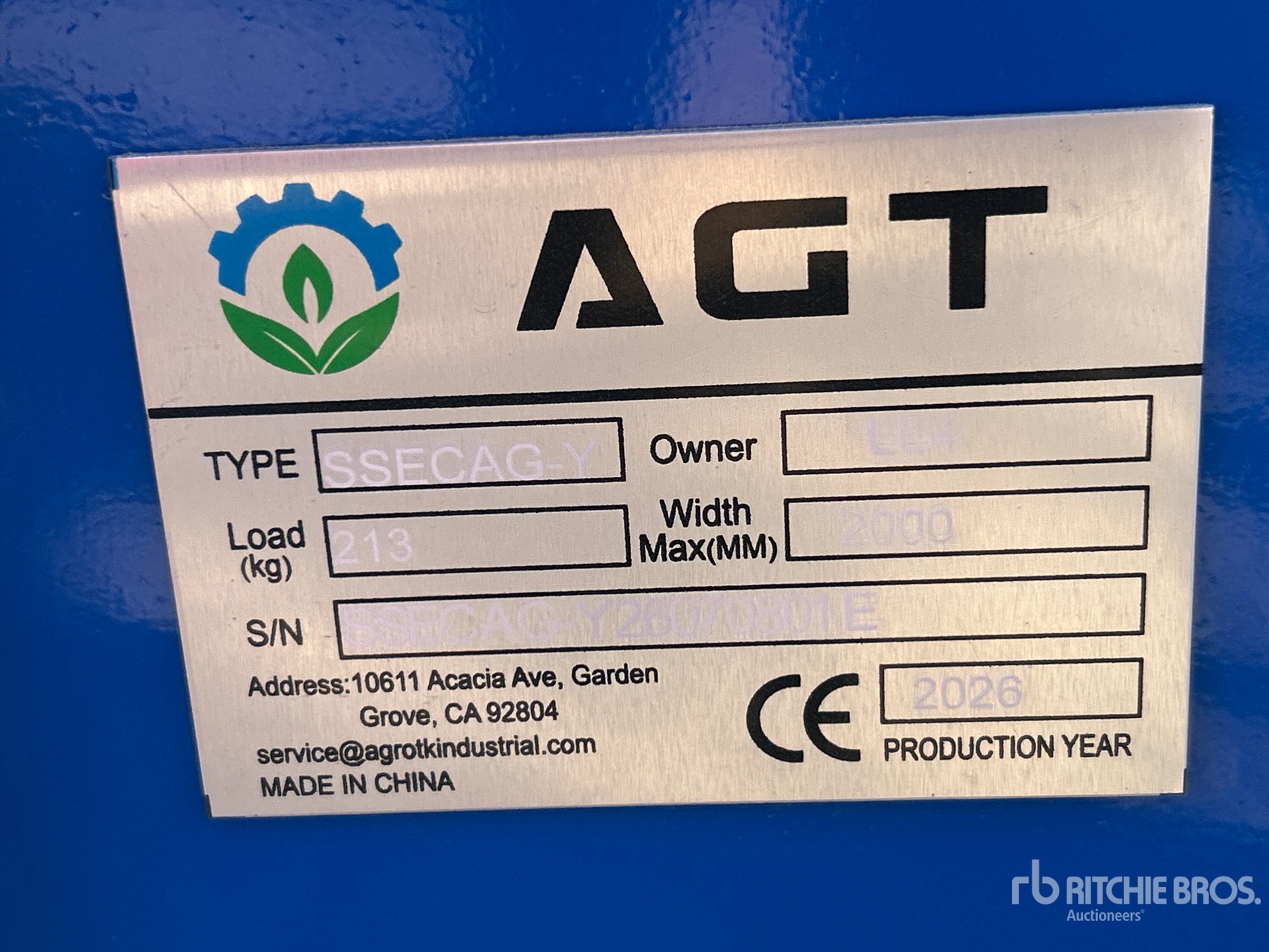 2026 AGT SSECAG-Y