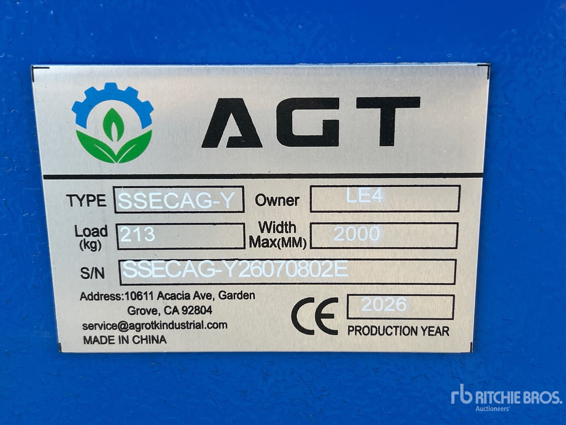 2026 AGT SSECAG-Y