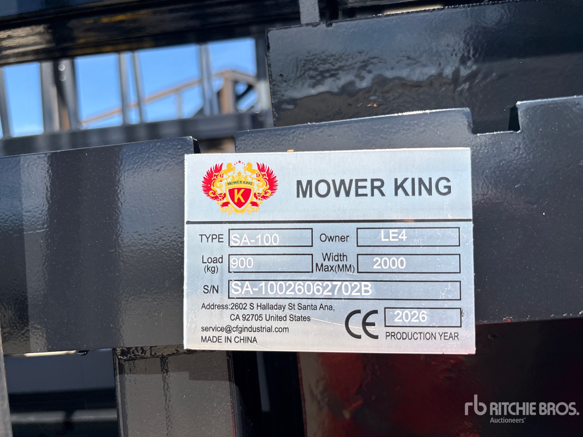 2026 Mower King SA-100