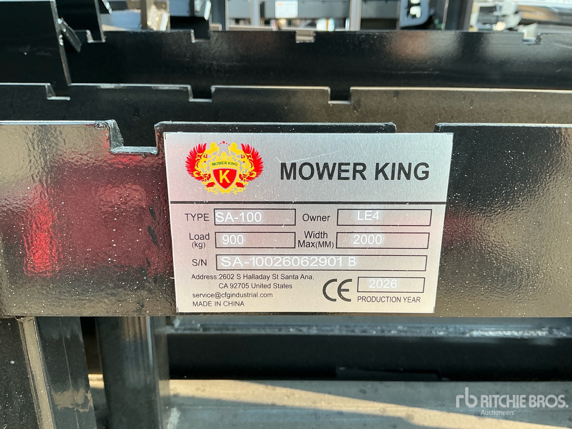 2026 Mower King SA-100