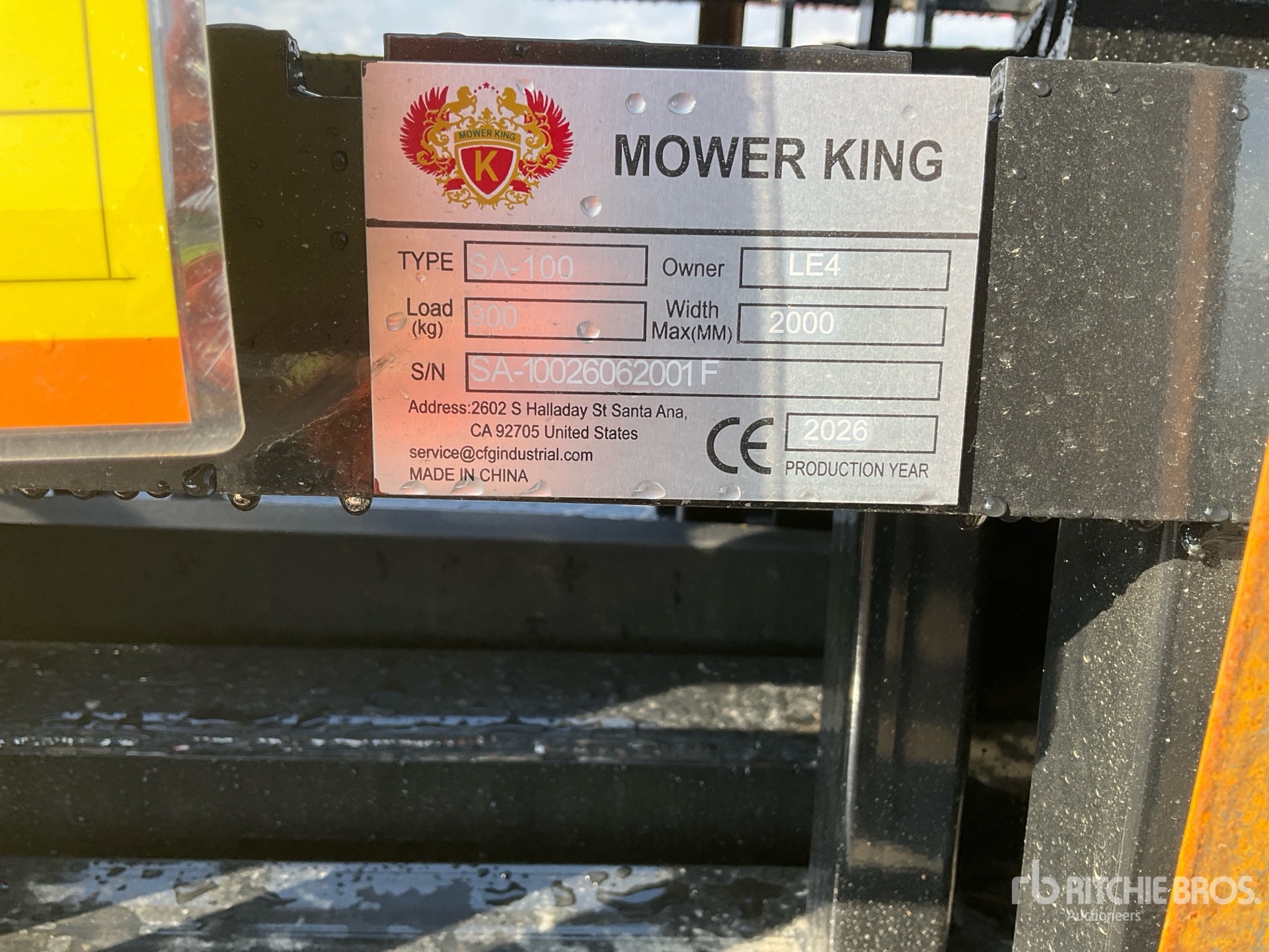 2026 Mower King SA-100