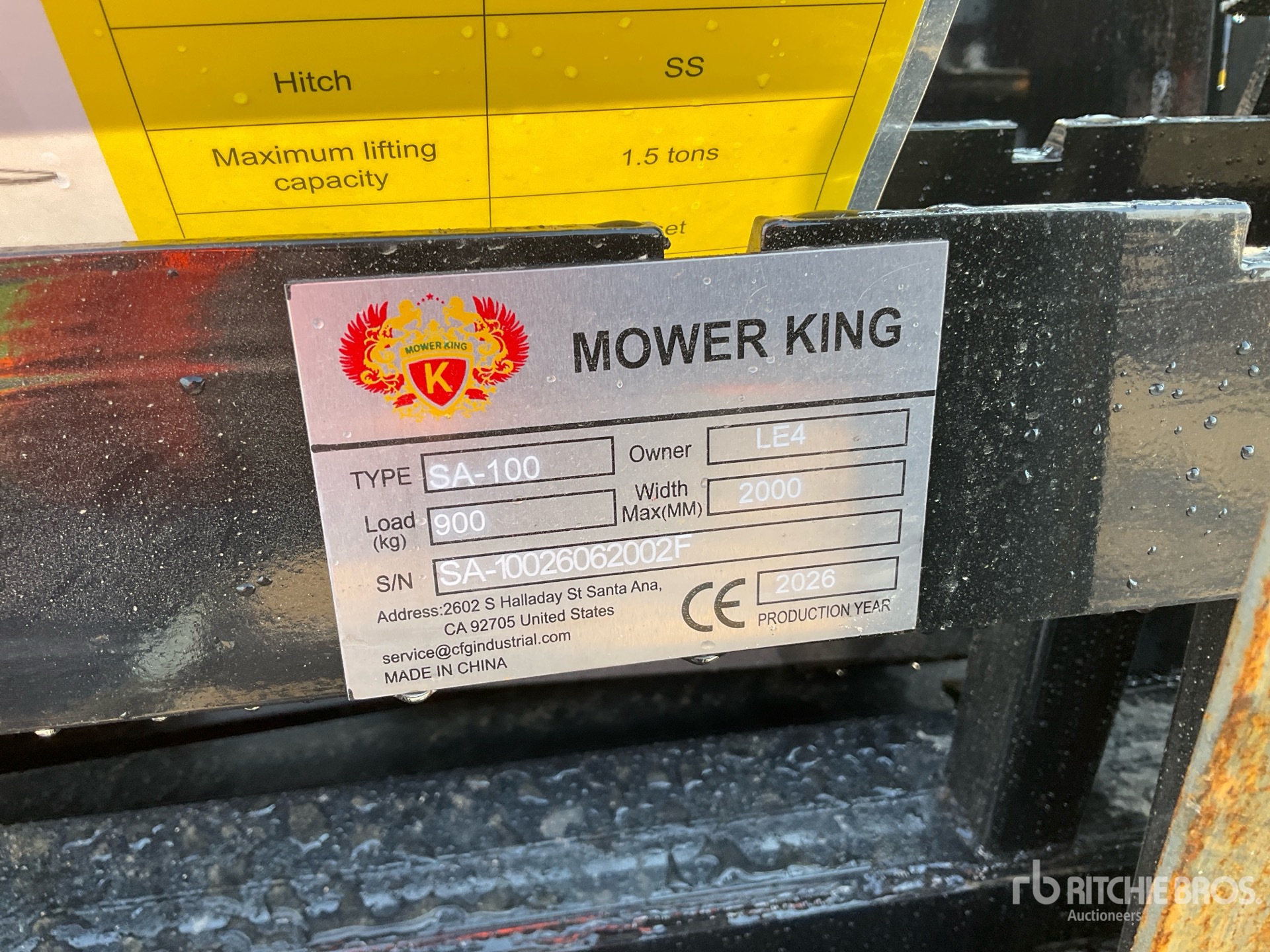2026 Mower King SA-100