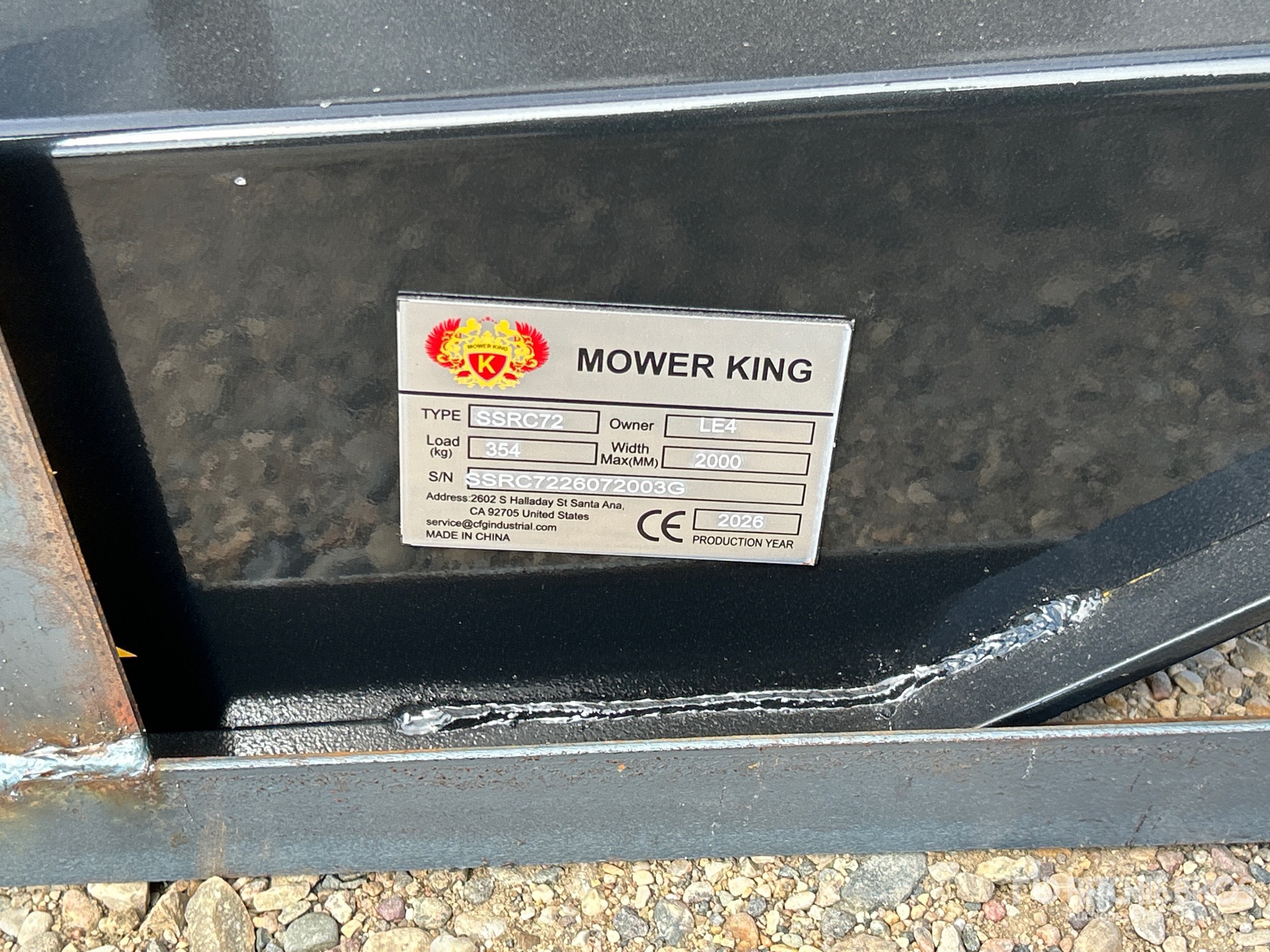 2026 Mower King SSRC72