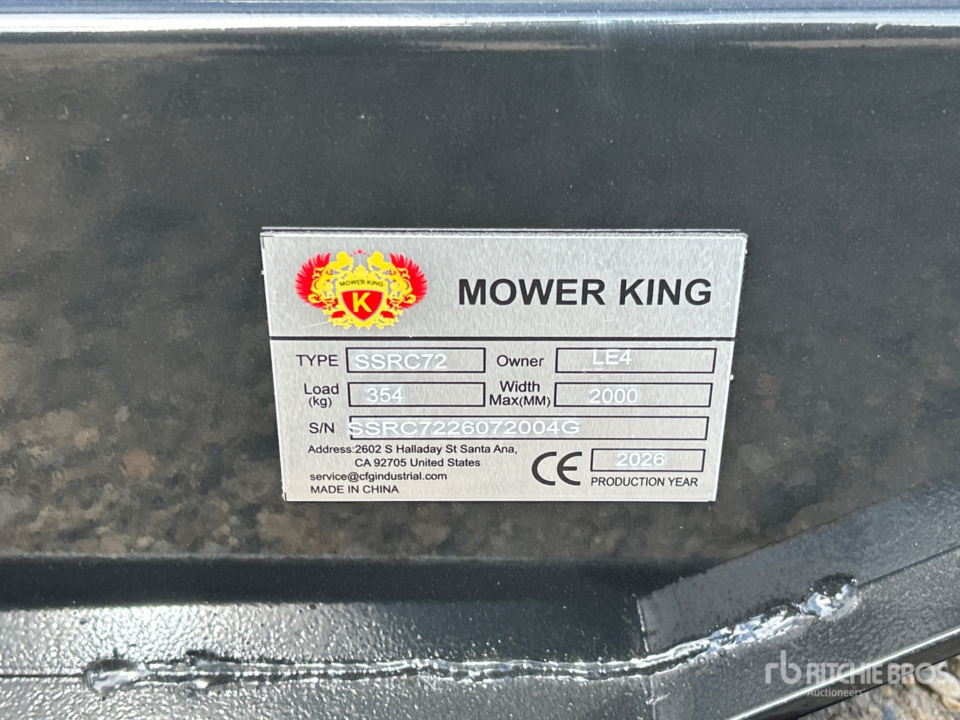 2026 Mower King SSRC72