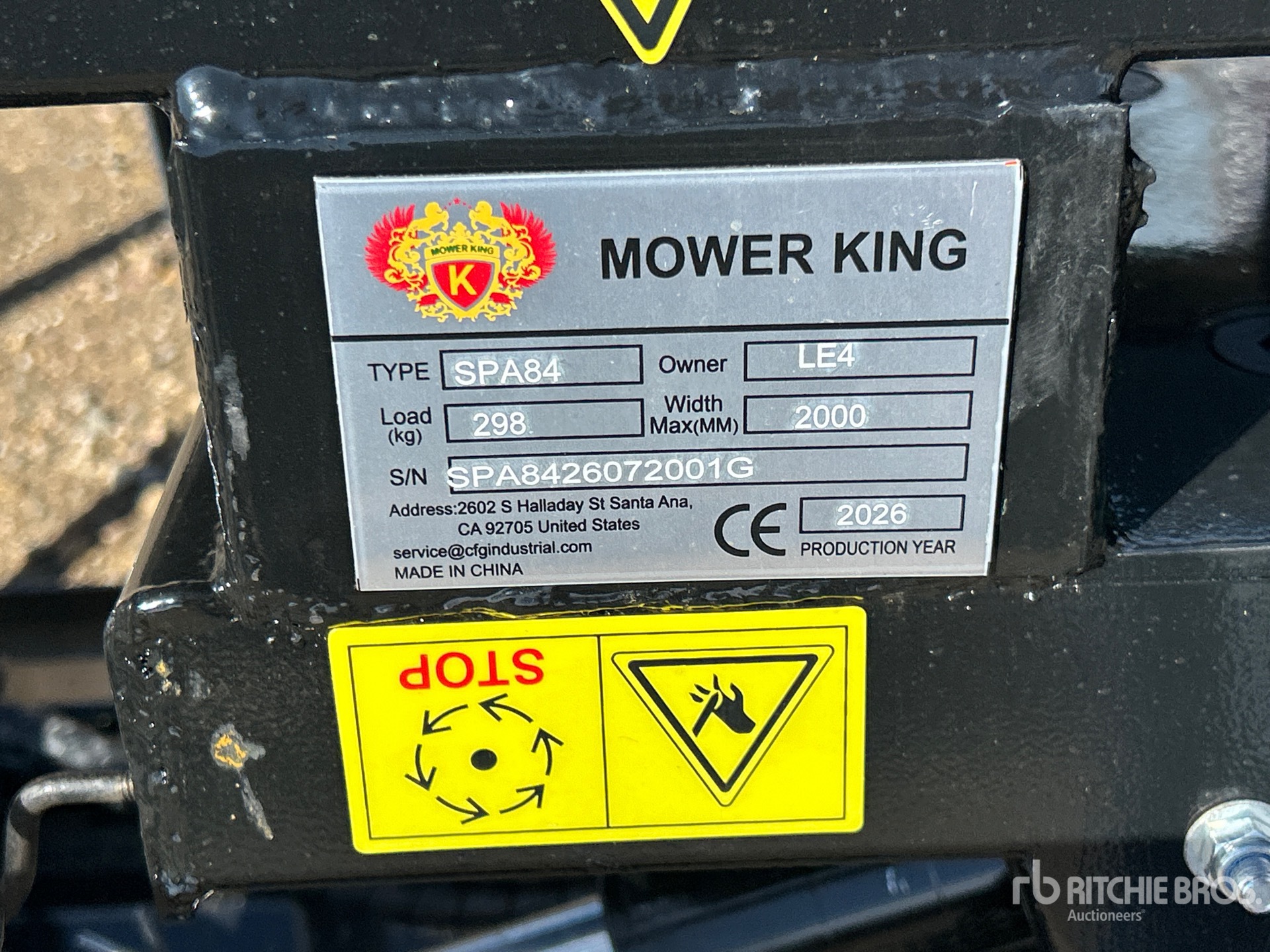 2026 Mower King SPA84