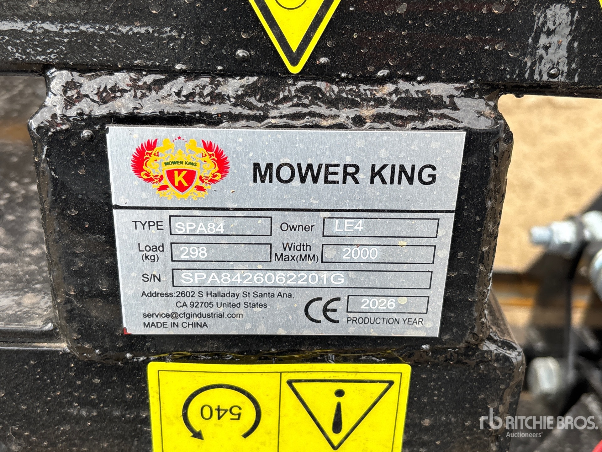 2026 Mower King SPA84