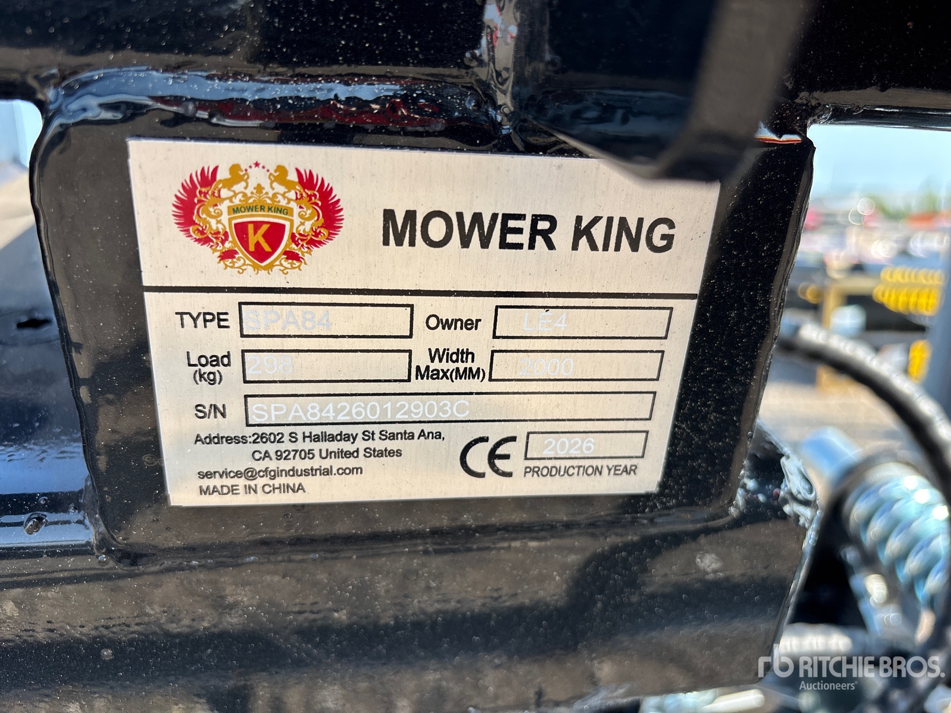 2026 Mower King SPA84