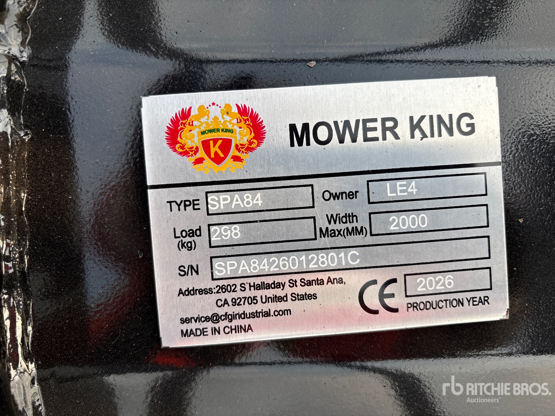 2026 Mower King SPA84