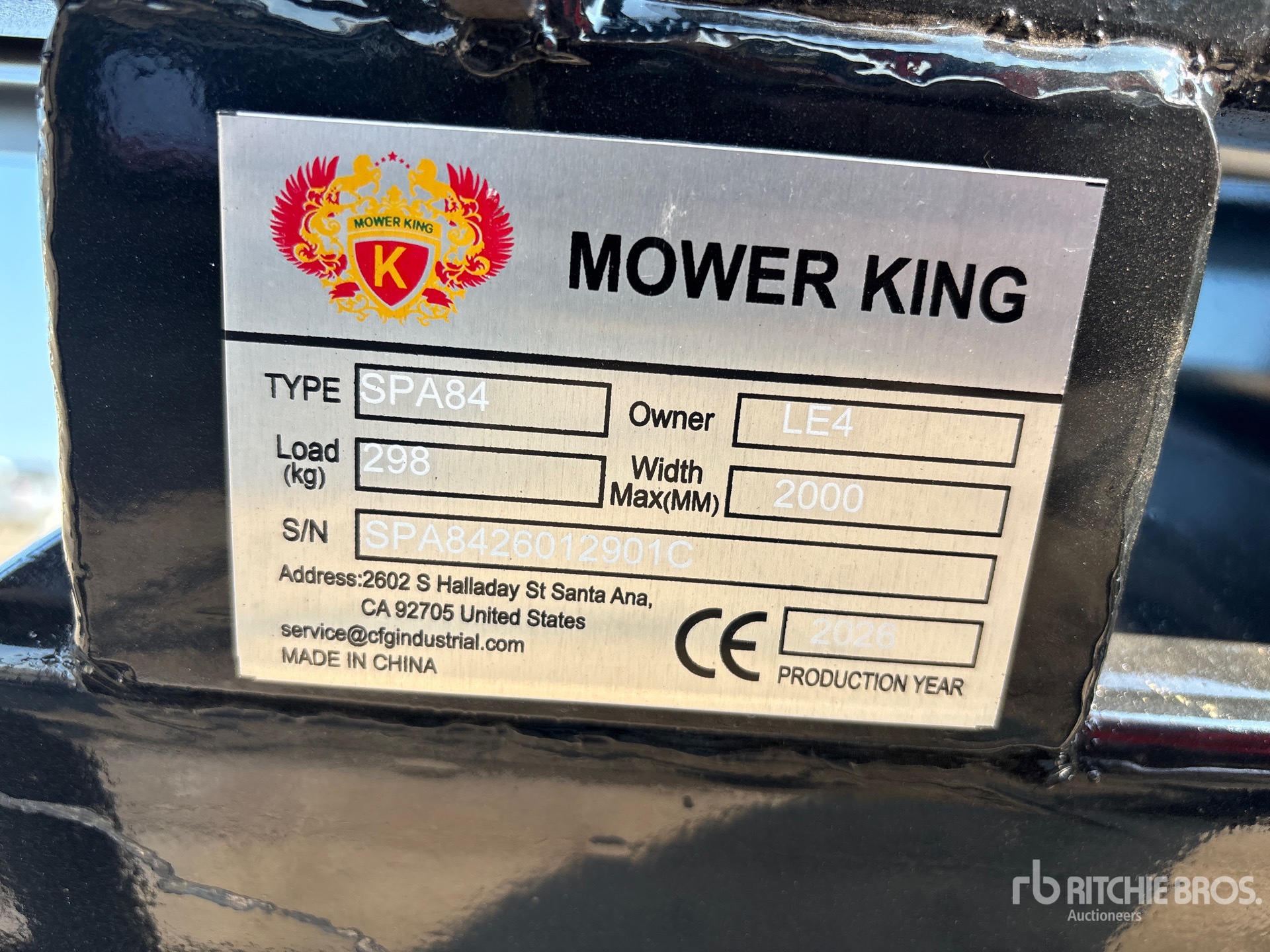 2026 Mower King SPA84
