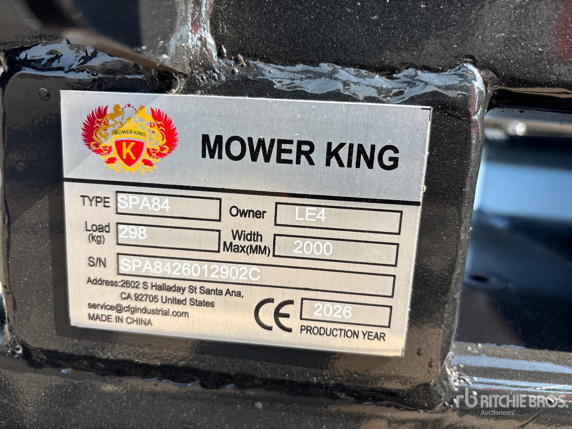 2026 Mower King SPA84