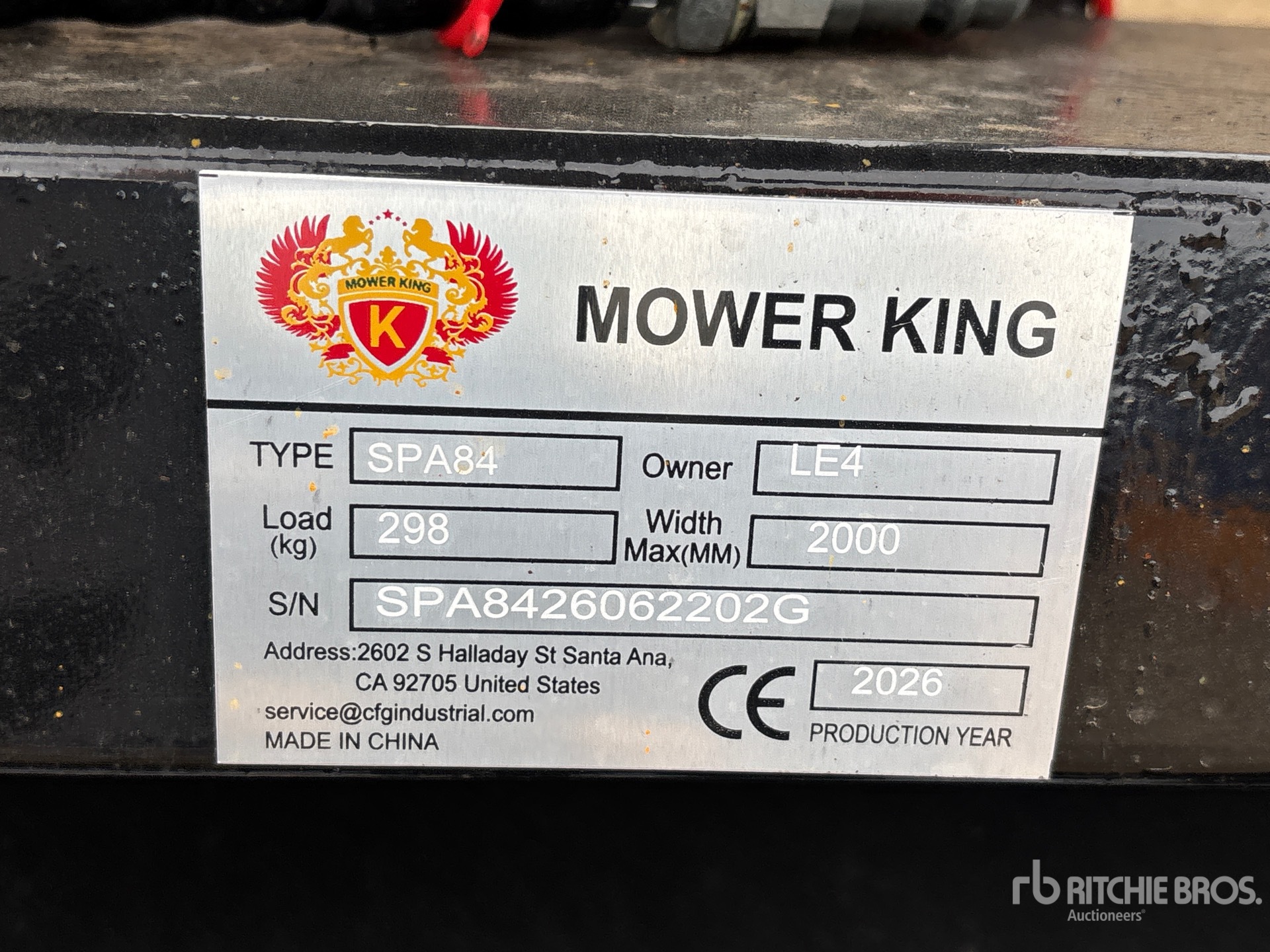 2026 Mower King SPA84